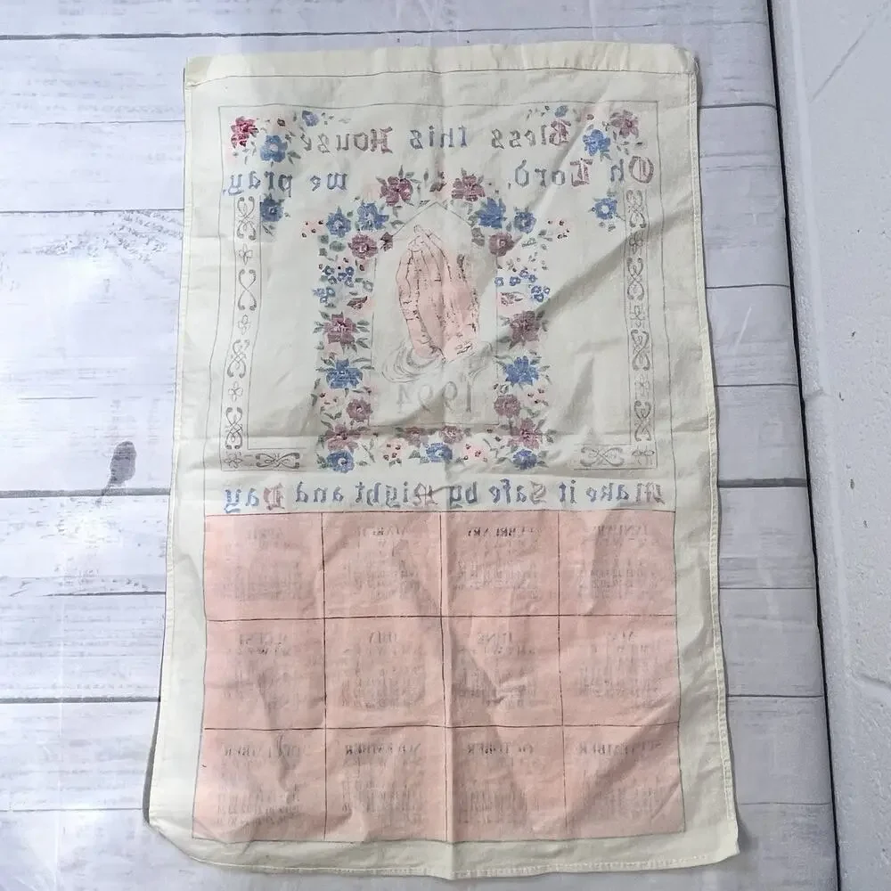 Vintage 1994 Calendar Tea Towel 